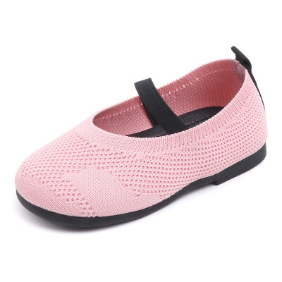 

Kids Sandals Summer Girls Fly Woven Flat Breathable Shoes New Sets of Feet Childrens Princess Baby Peas Shoes