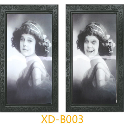 

18 styles Horror Face-changing Ghost Photo Frame Pictures Frames Changing Face Ghost Halloween Party Decoration Props Accessorie