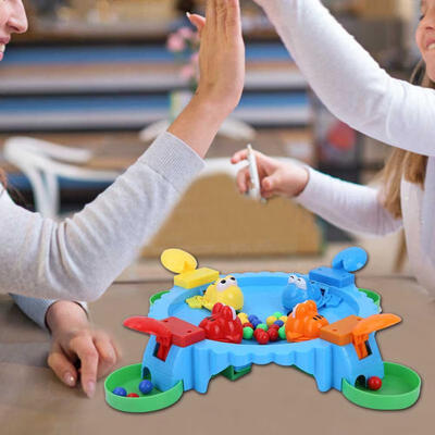 

Greensen Hungry Frog Game Feeding Froggies Eat Beans Desktop Toy for 4 Players