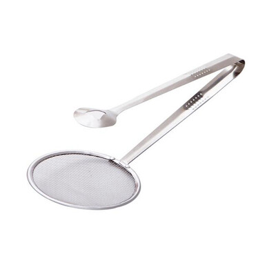 

Multi-functional Filter Spoon With Clip Food Kitchen Oil-Frying Salad BBQ Filter