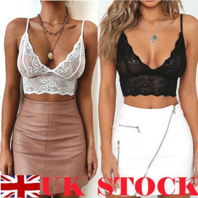 

Sexy Women Bandage Padded Bralette Bralet Bra Bustier Crop-Tops Cami Tank Top
