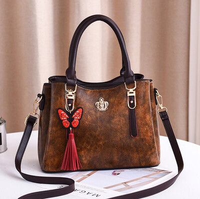 

2019 spring new European&American big bag shoulder bag fashion handbag diagonal bag fashion handbag
