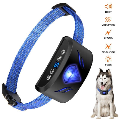 

Dog Anti Bark Collar 6 in 1 Adjustable Collar Beep Vibration Shock Training Collar with Screen Display for Small Medium Large Dogs