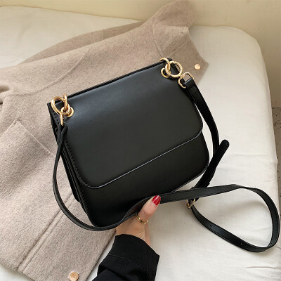 

Autumn&winter new silk scarf small bag woman 2019 new Korean version texture oblique satchel bag simple fashion single shoulde