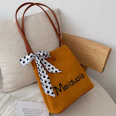 

Spring&summer 2019 new bag bucket bag female student messenger bag shoulder literary large capacity Joker womens bag