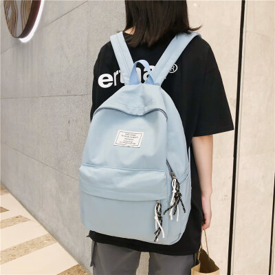 

Insfeng schoolbag female Korean version of senior high school students shoulder bag ancient feeling simple campus backpack shoulde