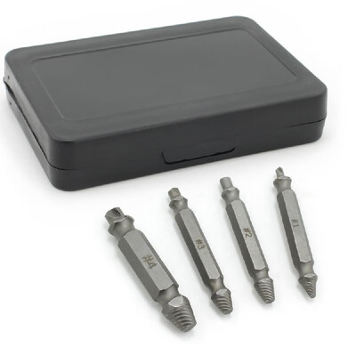

4Pcs Screw Extractor for Broken Head Screw Broken Tube Broken Tap Bolt Removal Tool Broken Faucet&Wire Extractor Stripper Manu