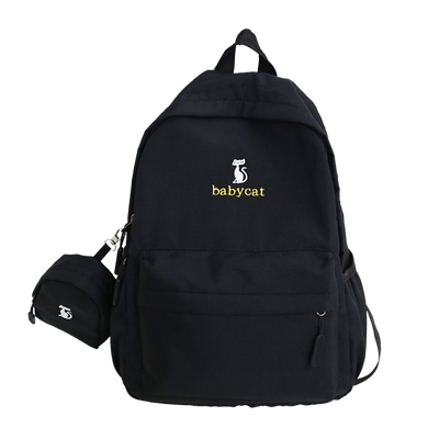 

Summer bag female college students shoulder bag Korean version of high school simple ins campus wind small fresh backpack