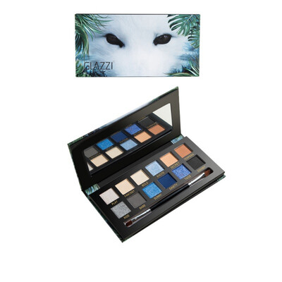 

Matte Glitter EyeShadow 12 Color Eyeshadow Palette Diamond Shimmer Eye Primer Eye Shadow Powder with Eyeshadow Brush