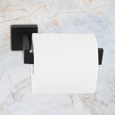 

Greensen Single Pipe Wall Mounted Toilet Roll Paper Holder Shelf Rack Roller Bathroom Kitchen Toilet