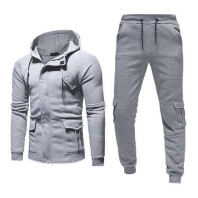 

Men´s Zip Tracksuit Jogger Fitness Workout Hoodies Top Pants Trousers Sport Suit