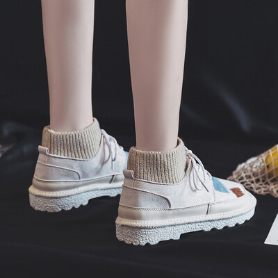 

2018 fall new Martin boots female British style students Korean version of winter ins thin short boots