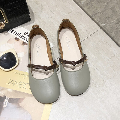 

Bean Bean Shoes Women Summer Korean Version Baitao Round Head Shallow Mouth Single Shoes Chic Soft Flat Bottom Baby Shoes Tide