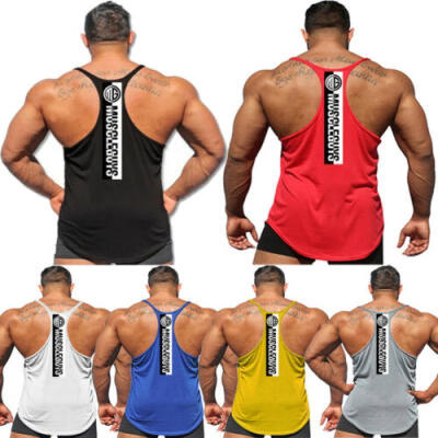 

Männer GYM Muscle Shirt Trägershirt Sport Bodybuilding Stringer Athletic Vest