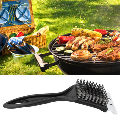 

Greensen Stainless Steel Plastic BBQ Cleaning Brush Cleaner Scraper Camping Picnic