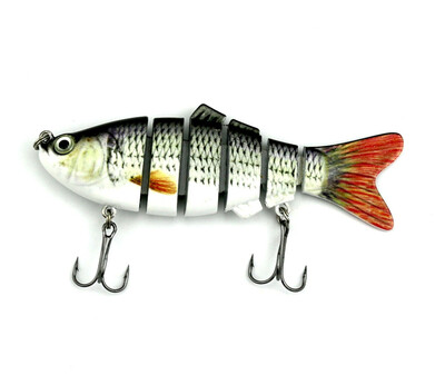 

VISSEN Artificial Fishing Lures 10cm18g 6Treble Hooks 3D Eyes Wobblers Carp Fishing Lures Fishing Tackle