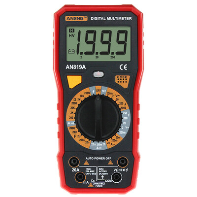 

ANENG AN819A Digital Multimeter AC DC Voltage Capacity Resistance Triode Tester Ammeter