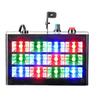 

LED Full Color Strobe Light Lamp Disco DJ KTV Bar Club Party Stage Lighting