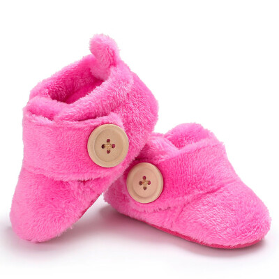 

Lovely Toddler First Walkers Baby Shoes Round Toe Flats Soft Slippers Shoes