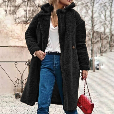 

Roseonmyhand Women Winter Casual Warm Parka Jacket Solid Outwear Coat Overcoat Outercoat