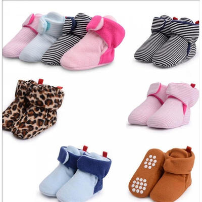 

Newborn Kids Baby Girls Snow Shoes Winter Soft Sole Prewalker Crib Plush Boots