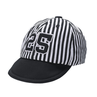 

Letter Print Striped Baseball Cap Kids Children Peaked Cap Casual Sunhat