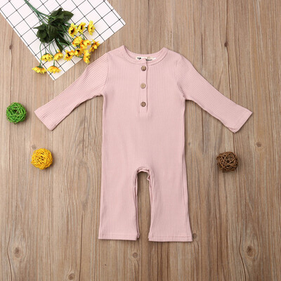 

Newborn Infant Baby Girl Boy Long Sleeve Romper Jumpsuit Bodysuit Cotton Outfit