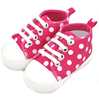 

Brand New Cute Infant Comfortable Toddler Baby Boy Girl Soft Shoes Sneaker Canvas shoes