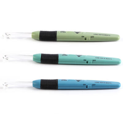 

Greensen 3 pcs LED Light Up Crochet Hook Knitting Needles Weave Sewing Tool Accessories