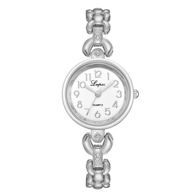 

Lvpai P826 Fashion Lady Compact Watch Alloy Digital Bracelet Watch