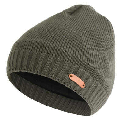 

Fashion Women Men Winter Warm Hat Fleece Beanies Solid Color Knitted Cap