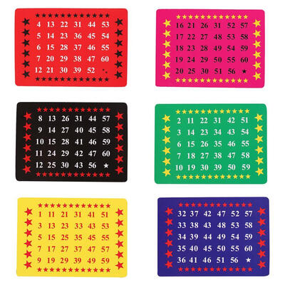 

6pcs Perspective Cards Telepathy Test Card Set Close Up Magic Tricks Props