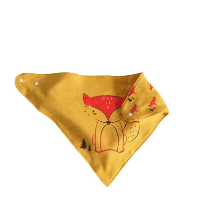 

Baby Bibs Triangle Bandana Bibs Cotton Cartoon Animal Print Baby Accessories Bib Burp Cloth