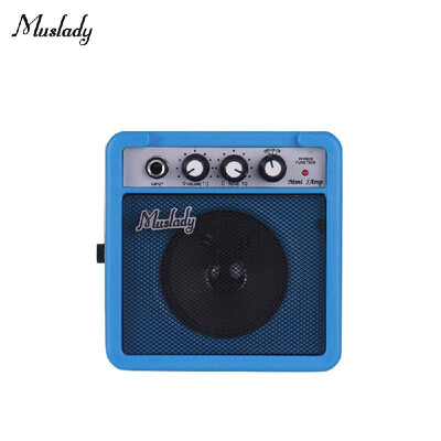 

Muslady 5W Mini Guitar Amplifier Amp Speaker with 35mm & 635mm Inputs 14 Inch Output Supports Volume Tone Adjustment Overdrive