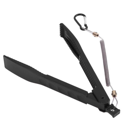 

Plastic Fishing Pliers Gripper Fish Clamp with Lock Switch Spring Lanyard