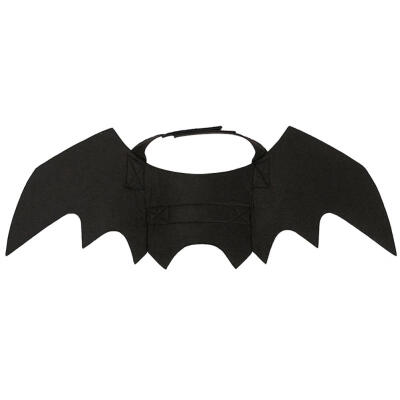 

Pet Costumes Bat Wings Black Cool Fancy Dress Dog Cat Decoration Adjustable