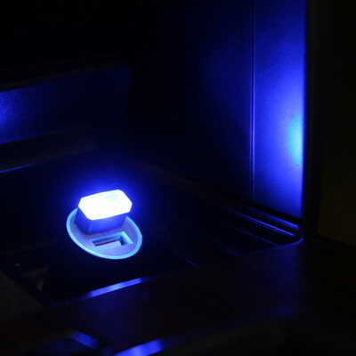 

Digaron car interior lights USB car atmosphere lights LED car cigarette lighter decorative lights free modification night light universal electrical car supplies blue light