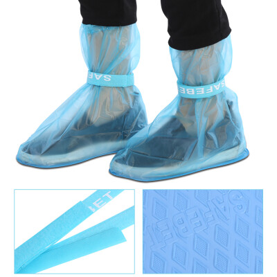 

Kids Children PVC Reusable Rain Shoes Boot Cover Anti-slip Waterproof Overshoes Rain Boot CoversRain Shoes Cover