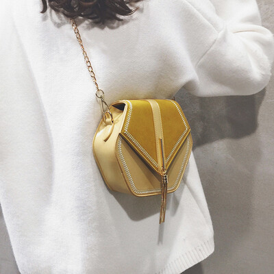 

Popular female bag 2019 new wild gas chain bag summer small fresh messenger bag ins net red small bag