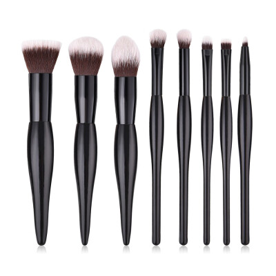 

〖Follure〗8PCS Wooden Foundation Cosmetic Eyebrow Eyeshadow Brush Makeup Brush Sets Tools