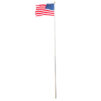 

25ft Solemn Outdoor Decoration Sectional Halyard Pole