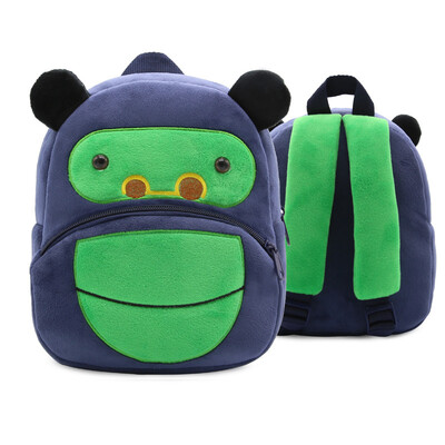 

2019 New Style Fashion Baby Girls Boys Cute Cartoon Animal Backpack Plush School Bag for Kids Hot Zipper