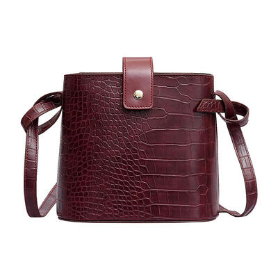 

Leather Alligator Pattern Messenger Handbags Women Crossbody Shoulder Bags