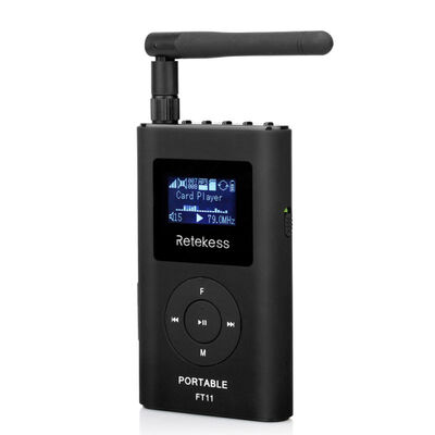 

35mm AUX FM Transmitter Memory Card Transmitters With MIC For Phone Computer MP3