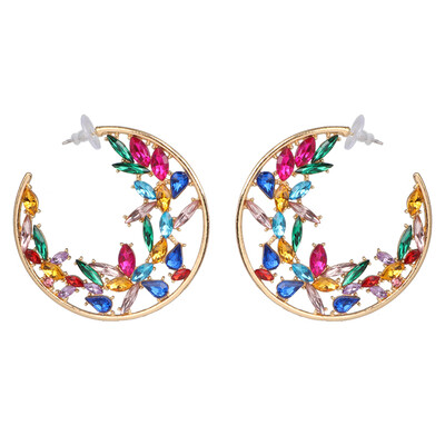 

2019 za Natural Stone Beads Drop Earrings For Women Vintage Crystal Bird Pendant Dangle Earrings Statement Jewelry