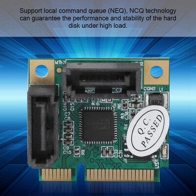 

Greensen Mini 2-port PCI-e PCI to SATA 30 6Gbps Converter Hard Drive Expansion Card for Windows