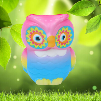 

Gotoamei 1PCS Squeeze Cute Animal Owl Scented Slow Rising Decompression Toys