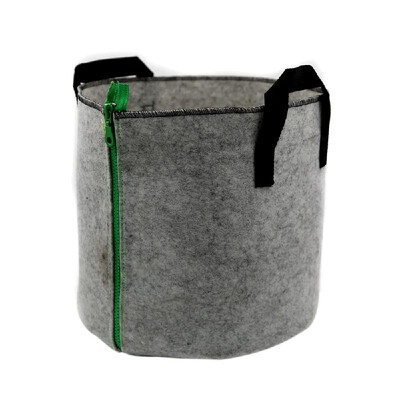 

Grow Bags with Handles Zipper Closure 5 Gallons Garden Bag Reusable Gardening Bag Vegetables Planter Bags for Growing Plants Flowe