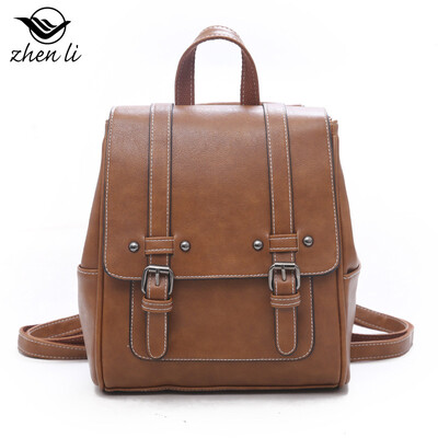 

Retro style womens bag pu girls shoulder bag special source backpack