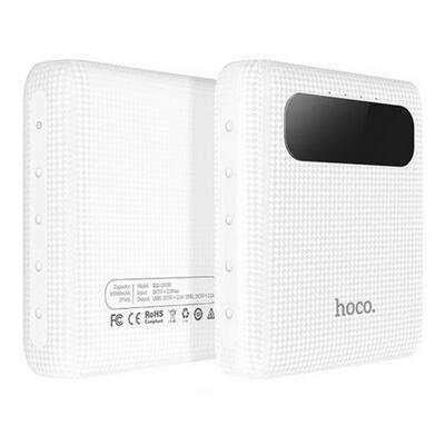

HOCO B20 10000mAh 18650 Dual USB Power Bank Portable Mobile Phone Charger External Battery Pack W LED Display